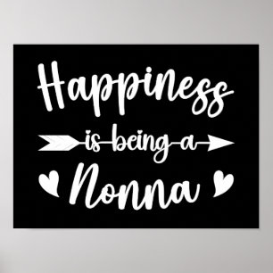 Geluk is een nonna grappige Italiaanse oma zijn Poster