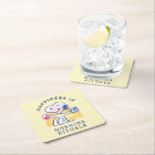 Geluk is een ochtendritueel kartonnen onderzetters (Insitu)