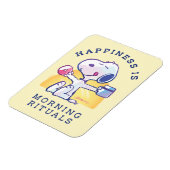 Geluk is een ochtendritueel magneet (Linkerzijde)