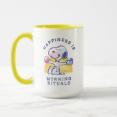 Geluk is een ochtendritueel mok (Links)