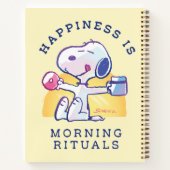 Geluk is een ochtendritueel notitieboek (Achterkant)