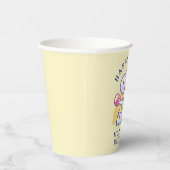 Geluk is een ochtendritueel papieren bekers (Rechts)