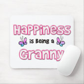 Geluk is een oma muismat (Met muis)