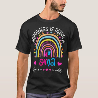 Geluk is een oma Rainbow-moederdag 2022 T-shirt