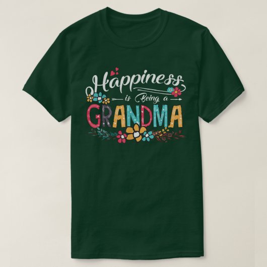 Geluk is een oma T-Shirt Copy (Design voorkant)