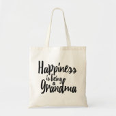 Geluk is een oma tote bag (Voorkant)