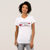 Geluk is een Oma VLINDER T-shirt (Voorkant volledig)
