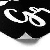 Geluk is een oma vrouwen Moederdag zijn Poster (Hoek)