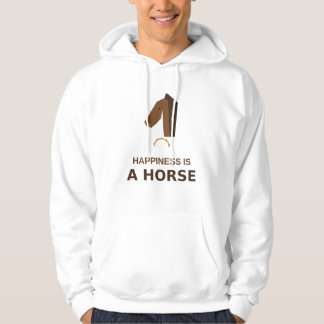 Geluk Is Een Paard – Cadeau voor Paardenliefhebber Hoodie