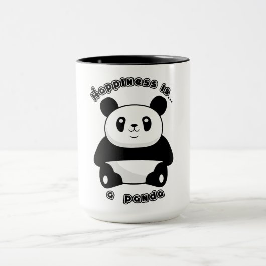Geluk is een Panda-mok Mok (Midden)