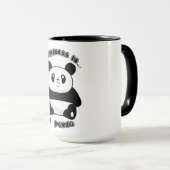 Geluk is een Panda-mok Mok (Voorkant rechts)