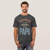 Geluk is een Papa | Vaderdag T-shirt (Voorkant volledig)