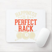 Geluk is een perfecte Rack 1 Muismat (Met muis)