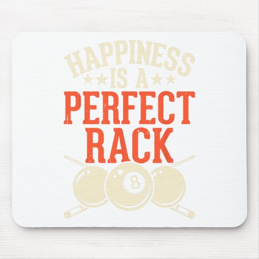 Geluk is een perfecte Rack 1 Muismat (Voorkant)