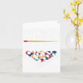 Geluk is een perfecte rackpool speler Billiard B Kaart (Gele Bloem)