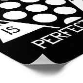 Geluk is een perfecte randapparatuur voor rackgebr poster (Hoek)