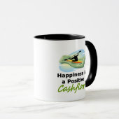 Geluk is een positieve cashflow mok (Voorkant rechts)