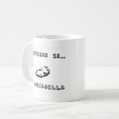 Geluk is een Quesadilla Koffiemok (Voorkant links)