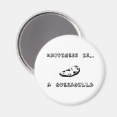 Geluk is een Quesadilla Magneet (Voorkant / Achterkant)