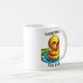 Geluk is een Schattigee Ducky Coffee Mok (1) (Voorkant rechts)