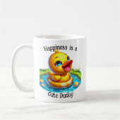Geluk is een Schattigee Ducky Coffee Mok (1) (Links)