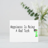 Geluk is een snelle techniek briefkaart (Staand voorkant)