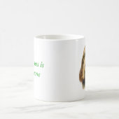 Geluk is een spinonmok koffiemok (Center)