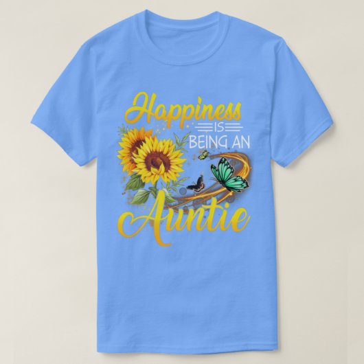 Geluk is een tante1 t-shirt (Design voorkant)