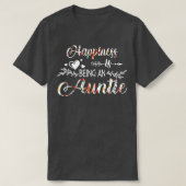 Geluk is een tante t-shirt (Design voorkant)