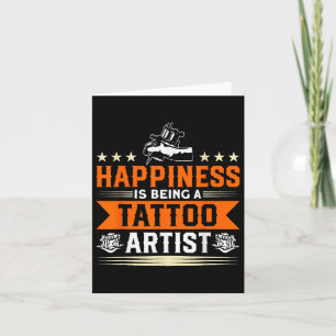 Geluk is een Tattoo artistieke tatoeage Kaart