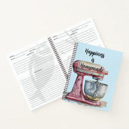 Geluk is een Thuisgemaakt Recept Notitieboek