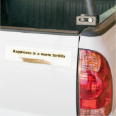 Geluk is een tortilla bumpersticker (Op Truck)
