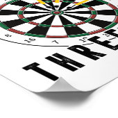 Geluk is een trieste kunstspeler poster (Hoek)