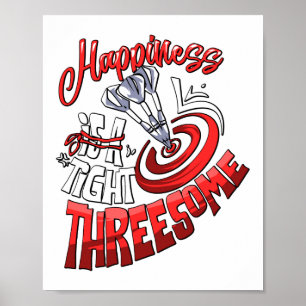 Geluk is een trieste kunstspeler poster