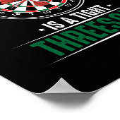 Geluk is een trieste kunstspeler poster (Hoek)