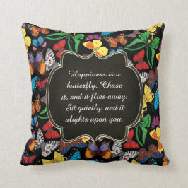 Geluk is een vlinder kussen