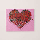 Geluk is een vlinder legpuzzel (Horizontaal)