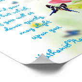 "Geluk is een vlinder"...Poster Poster (Hoek)