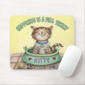 Geluk is een volledige tummy muismat (Met muis)