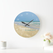 Geluk is een Warm Beach Grote Klok (Huis)