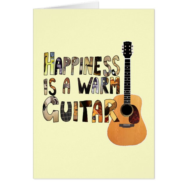 Geluk is een Warm Guitar (Voorkant)