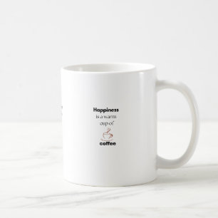 Geluk is een warme kop koffie
