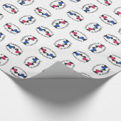 Geluk is een warme Scottie Cadeaupapier (Hoek)