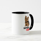 Geluk Is Een Yorkie Mok – Yorkshire Terrier (Voorkant rechts)