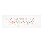 Geluk is een zelfgemaakte afdruk (Voorkant)