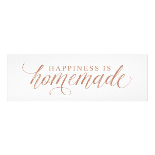 Geluk is een zelfgemaakte afdruk