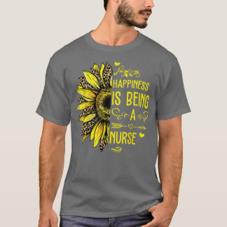 Geluk is een zuster Zonnebloem Week W T-shirt