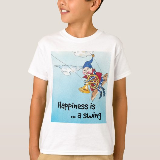 Geluk is een zwaai t-shirt (Voorkant)