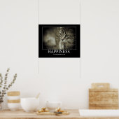Geluk is eigendom van een kat poster (Keuken)