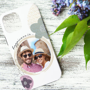 Geluk is .. Foto Abstracte Pop Art Bloemen Case-Mate iPhone Case